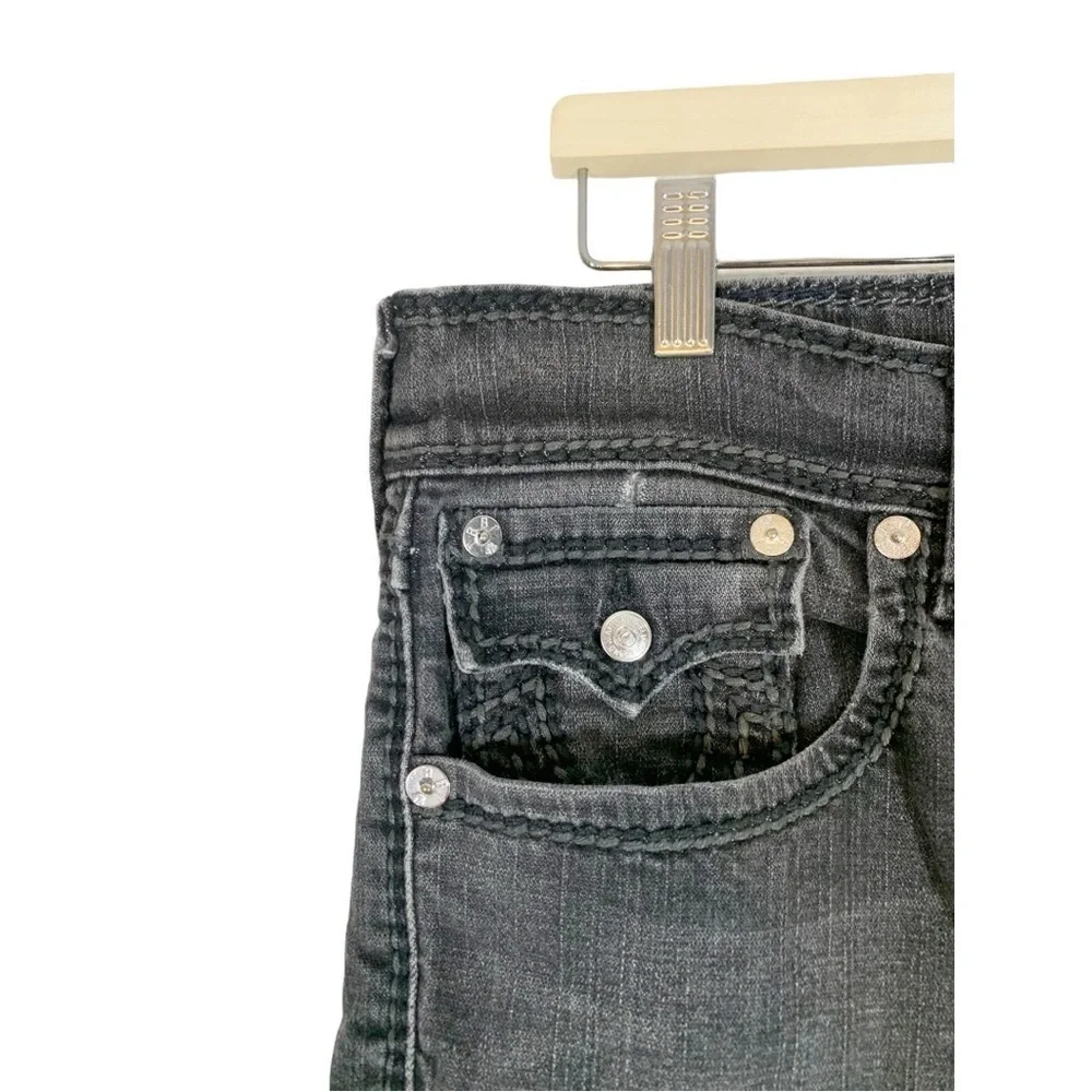 True Religion Straight Leg Mega T Jeans Size 36